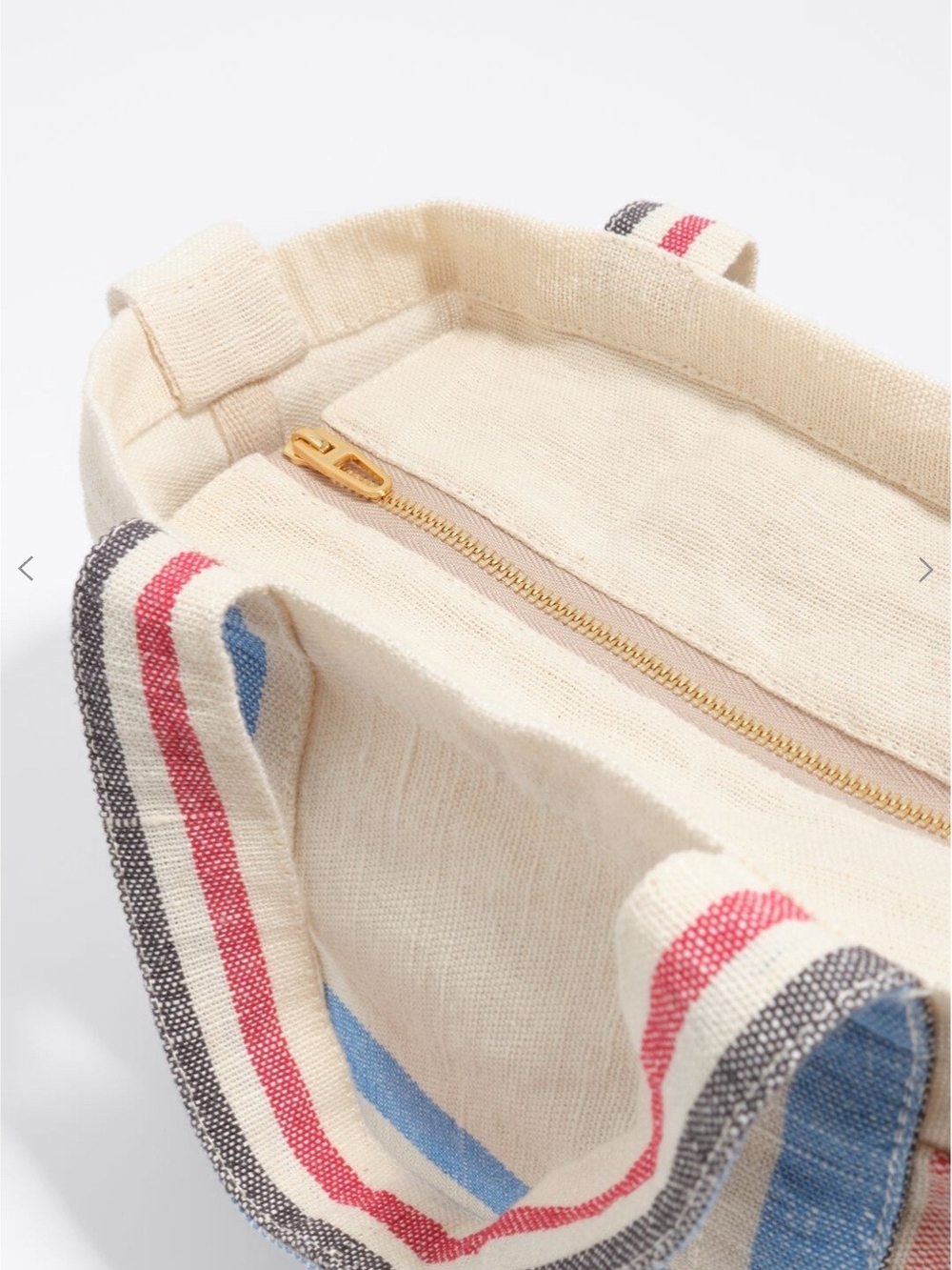Bimba Y Lola linen mini bag Color-ECRU-NWT - Picture 5 of 16